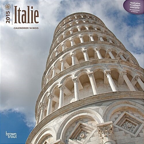 Italie - Italy 2015 Square 12x12 (French-English) (Calendar)