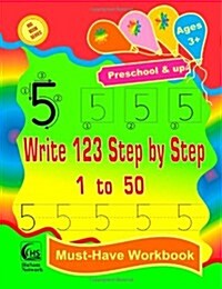 Write 123 Step by Step - 1 to 50 ( Big Book Series ) (Paperback)