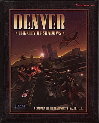 Denver: The City of Shadows (Shadowrun 2nd Ed Roleplaying, 2 bks+2 maps+2 plastic ID passes) [Boxed Set] (Paperback)