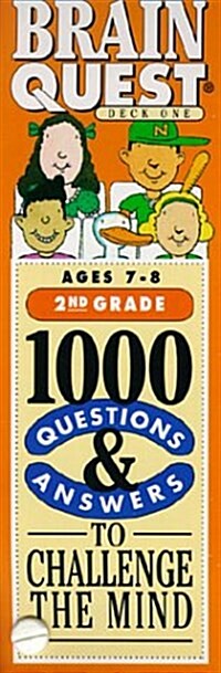 Brain Quest: 1000 Questions & Answers to Challenge the Mind/2nd Grade/Ages 7-8/Deck 1 & 2 (Paperback, Cards)