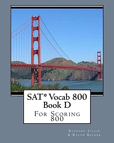 SAT* Vocab 800 Book D: For Scoring 800 (Paperback)