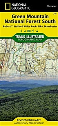 Green Mountain National Forest South Map [Robert T. Stafford White Rocks National Recreation Area, Manchester] (Folded, 2020)