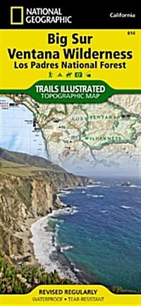 Big Sur, Ventana Wilderness Map [Los Padres National Forest] (Other, 2022)