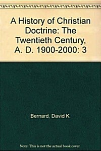 A History of Christian Doctrine (Paperback)
