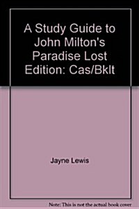 A Study Guide to John Miltons Paradise Lost (Audio Cassette, Cas/Bklt)