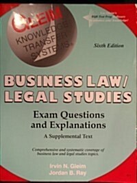 Business Law/legal Studies (Paperback, 6th)