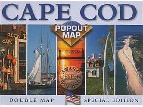 Cape Cod Popout Map: Double Map : Special Edition (Paperback)