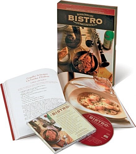 Bistro: Swinging French Jazz, Favorite Parisian Bistro Recipes (Cookbook & Music CD Boxed Set) (Paperback, 1st)