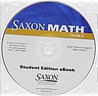 Saxon Math Course 3: Student eBook CD-ROM 2007 (Other, Student)