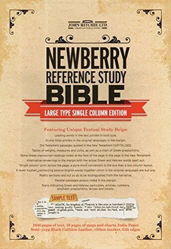 Newberry Reference Study Bible (Paperback)