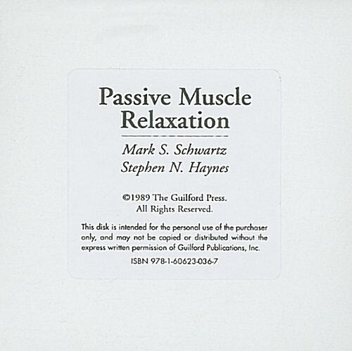 Passive Muscle Relaxation (Audio CD, 1st)