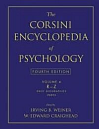 The Corsini Encyclopedia of Psychology, Volume 4 (Hardcover, 4)