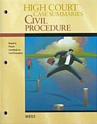 High Court Case Summaries Civil Procedure (Paperback)