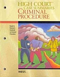 High Court Case Summaries Criminal Procedure (Paperback, Pass Code)