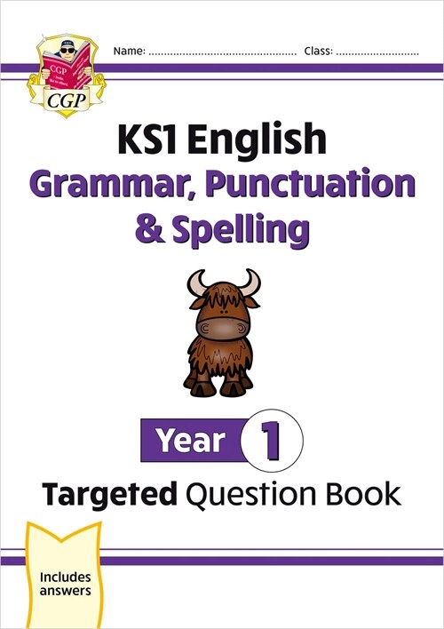 KS1 English Year 1 Grammar, Punctuation & Spelling Targeted Question Book (with Answers) (Paperback)