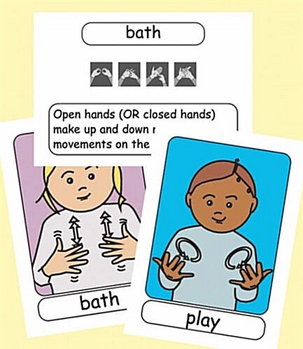 Lets Sign BSL Flashcards : Early Years and Baby Signs (British Sign Language) (Cards)