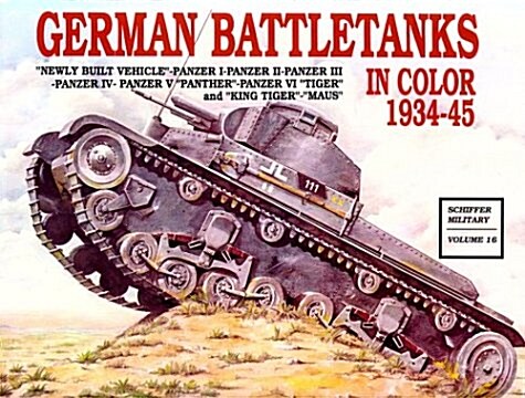 German Battle Tanks in Color (Paperback)