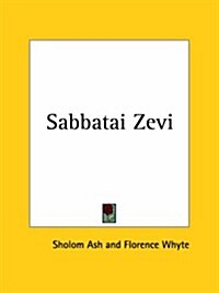 Sabbatai Zevi 1930 (Paperback)