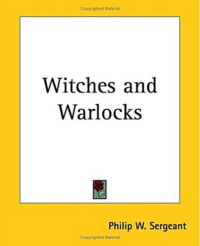 Witches And Warlocks (Paperback)