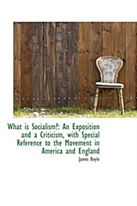 What Is Socialism?: An Exposition and a Criticism, with Special Reference to the Movement in America (Paperback)