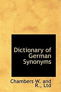 Dictionary of German Synonyms (Hardcover, Bilingual)
