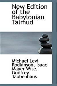 New Edition of the Babylonian Talmud (Hardcover)