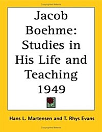 Jacob Boehme (Paperback)