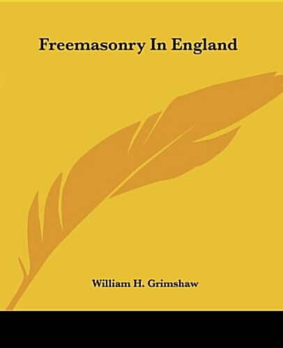 Freemasonry in England (Paperback)