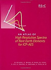 Atlas of High Resolution Spectra of Rare Earth Elements for ICP-AES (Hardcover)