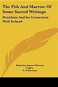 The Pith and Marrow of Some Sacred Writings: Druidism and Its Connection with Ireland (Paperback)
