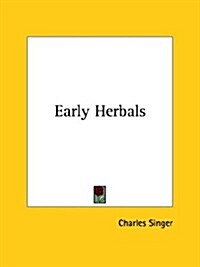 Early Herbals (Paperback)