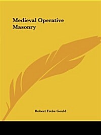 Medieval Operative Masonry (Paperback)