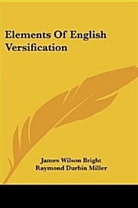 Elements of English Versification (Paperback)