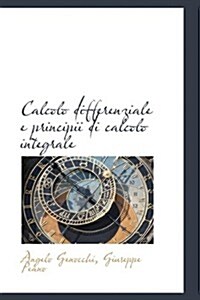 Calcolo Differenziale E Principii Di Calcolo Integrale (Hardcover)