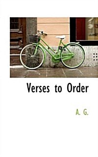 Verses to Order (Paperback)