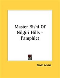 Master Rishi of Nilgiri Hills (Pamphlet)