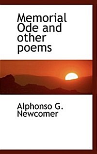 Memorial Ode and Other Poems (Paperback)