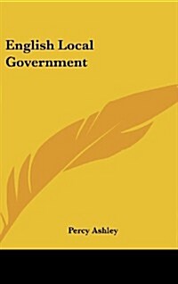 English Local Government (Hardcover)