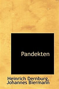 Pandekten (Hardcover)