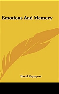 Emotions and Memory (Hardcover)