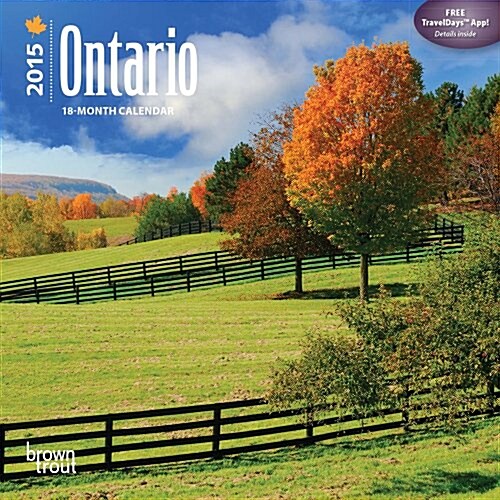 Ontario 2015 Calendar (Paperback, Mini, Multilingual)