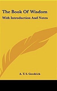 The Book of Wisdom: With Introduction and Notes (Hardcover)