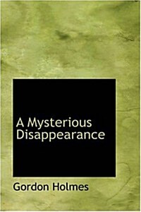 A Mysterious Disappearance (Paperback)