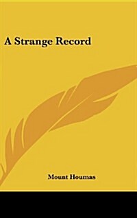 A Strange Record (Hardcover)