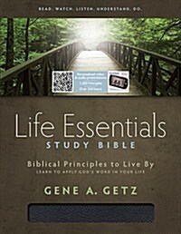 Life Essentials Study Bible-HCSB (Bonded Leather)