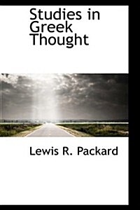 Studies in Greek Thought (Paperback)