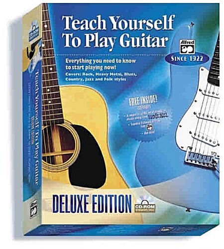 Alfreds Teach Yourself to Play Guitar (CD-ROM, Deluxe)