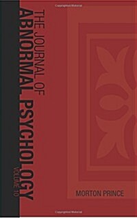 The Journal of Abnormal Psychology (Paperback)