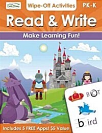 Read & Write Wipe-Off Activities, PreK-K: Endless Hours of Learning Fun! (Paperback)