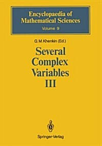 Several Complex Variables III: Geometric Function Theory (Paperback, Softcover Repri)